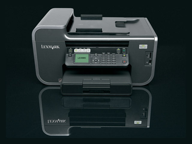 Lexmark Value Ink Prevail Pro709 - Impresora multifunción - color - inyección de tinta - 216 x 356 mm (original) - A4 (soportes) - hasta 25 ppm (copia) - hasta 33 ppm (impresión) - 150 hojas - 33,6 Kbps - USB 2.0 , LAN, Wi-Fi(n), host USB