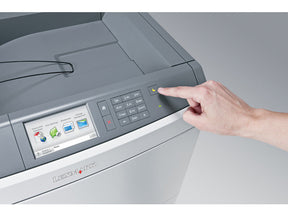 Lexmark C792e - Impressora - a cores - laser - A4/Legal - 2400 x 600 ppp - até 47 ppm (mono)/ até 47 ppm (cor) - capacidade: 650 folhas - USB, Gigabit LAN, host USB