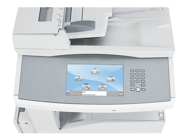 Lexmark X864de 3 - Multifunction printer - B/W - laser - A3/Ledger (297 x 432 mm) (original) - A3/Ledger (media) - up to 55 ppm (copy) - up to 55 ppm (print) - 1100 leaves - USB 2.0, Gigabit LAN, USB host