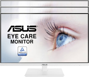 ASUS VA27DQSB-W - Monitor LED - 27" - 1920 x 1080 Full HD (1080p) @ 75 Hz - IPS - 250 cd/m² - 1000:1 - 5 ms - HDMI, VGA, DisplayPort - altifalantes - branco