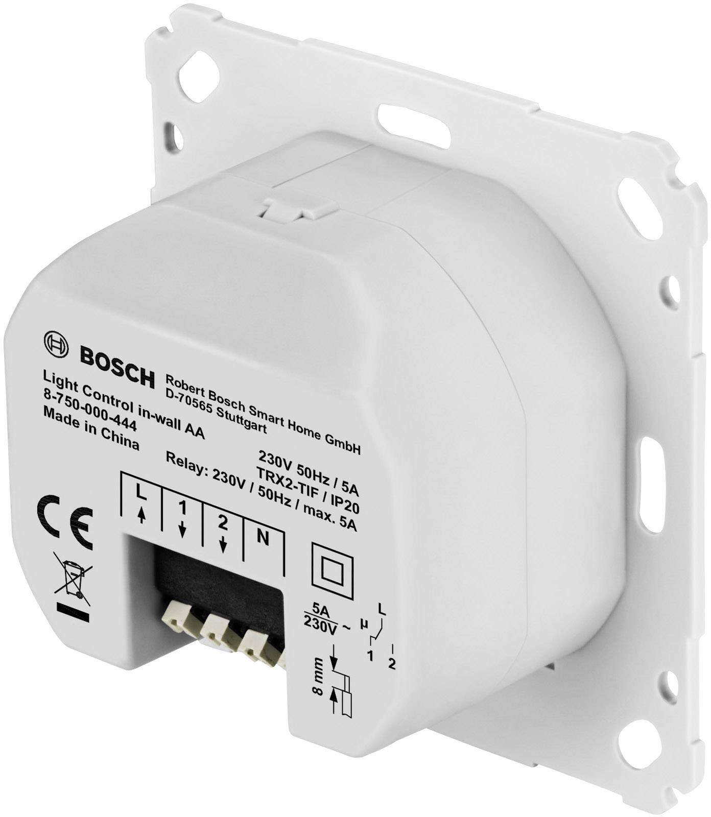 Bosch Smart Home - Controlador de interruptor de luz - Inalámbrico - 868,3 MHz, 869,5 MHz