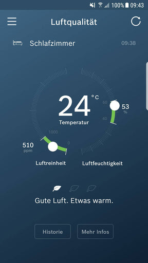 Bosch Smart Home Twinguard - Smoke/Air Quality Sensor - Wireless - Wi-Fi - 2.4 Ghz