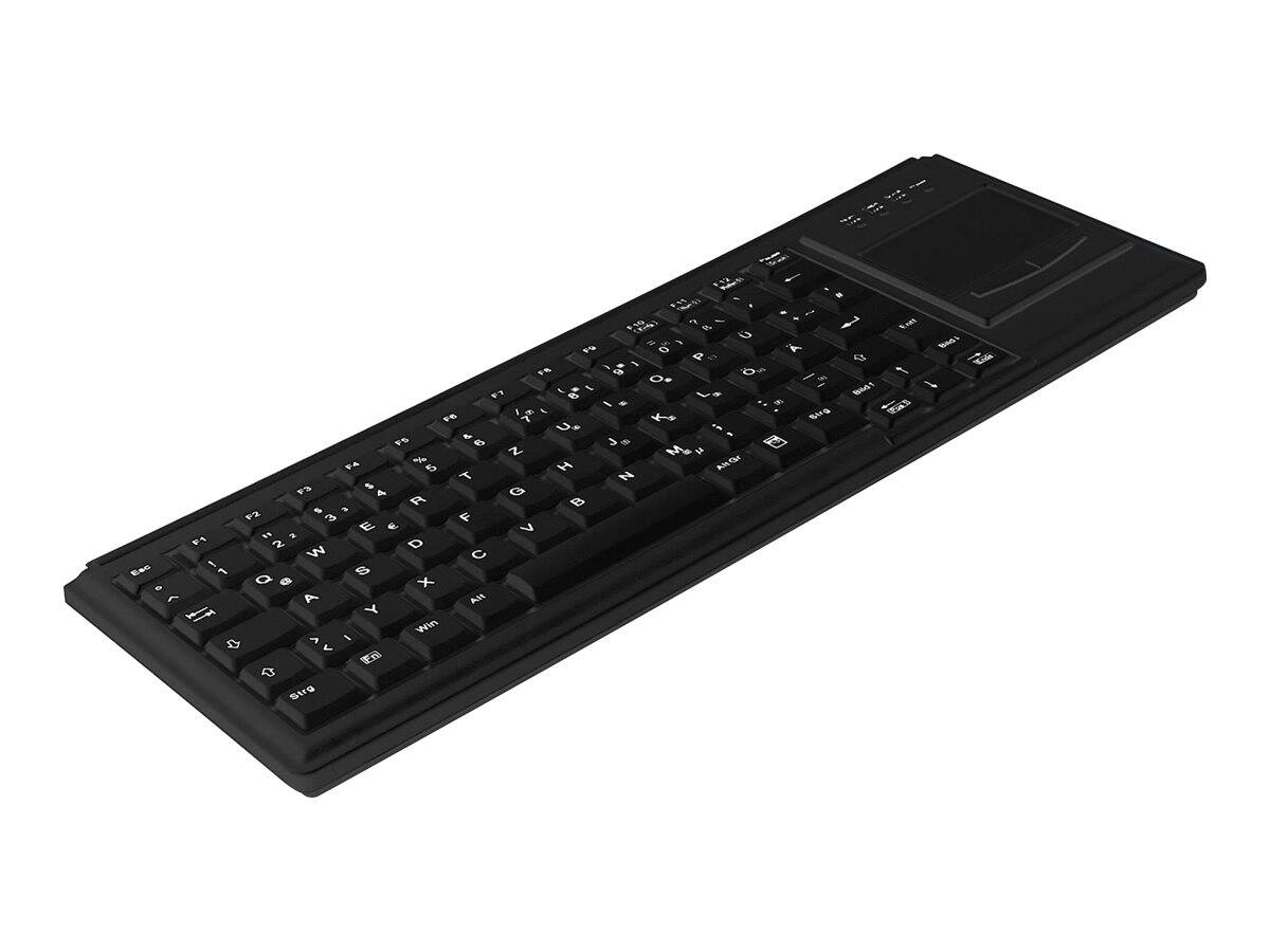 Active Key IndustrialKey AK-4400-G - Keyboard - with touchpad - USB - Spanish - black