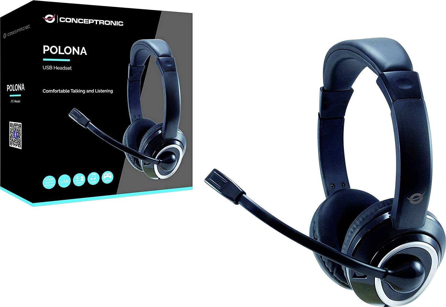 CONCEPTRONIC POLONA USB EARPHONES