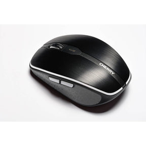 CHERRY MW 8 Advanced - Ratón - ergonómico - óptico - 6 botones - inalámbrico - 2,4 GHz - receptor inalámbrico USB - negro