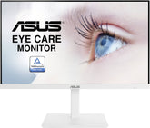 ASUS VA27DQSB-W - Monitor LED - 27" - 1920 x 1080 Full HD (1080p) @ 75 Hz - IPS - 250 cd/m² - 1000:1 - 5 ms - HDMI, VGA, DisplayPort - altifalantes - branco