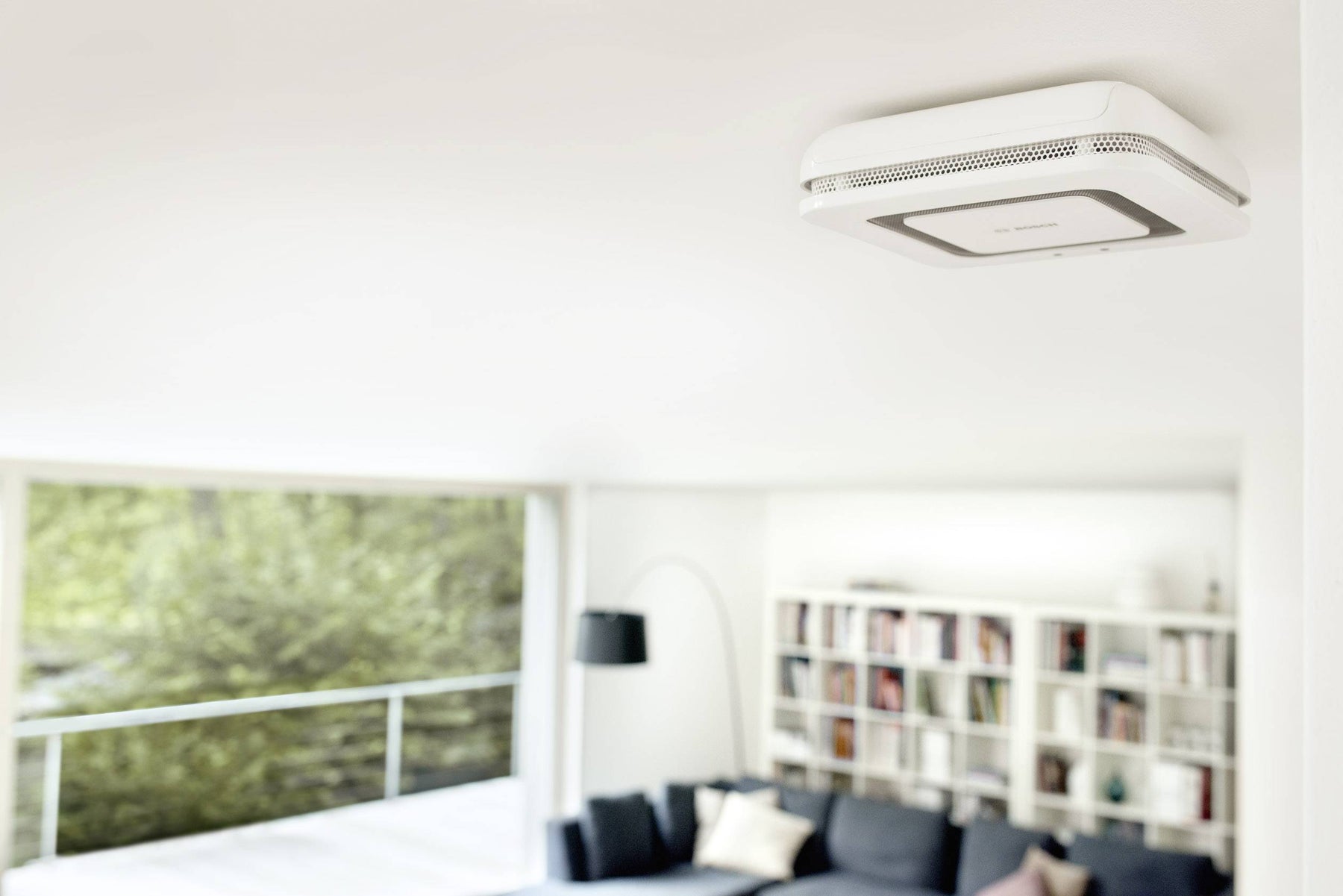 Bosch Smart Home Twinguard - Sensor de calidad del aire/humo - Inalámbrico - Wi-Fi - 2.4 Ghz