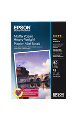 Epson - Matte - A3 (297 x 420 mm) - 167 gsm - 50 sheet(s) of paper - for EcoTank ET-16500, 7750, SureColor P5000, P800, SC-P10000, P5000, P700, P7500, P900, P9500