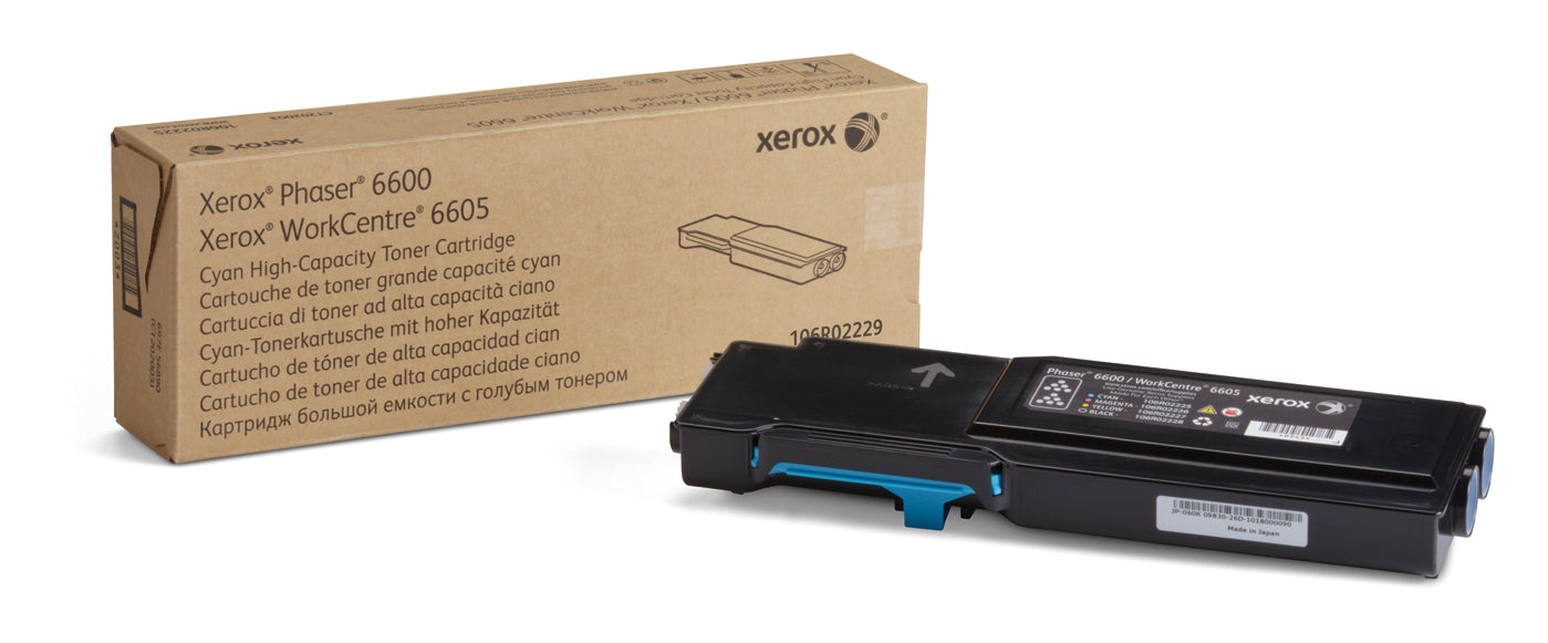 Xerox Phaser 6600 - High Capacity - Cyan Blue - Genuine - Toner Cartridge - for Phaser 6600, WorkCentre 6605