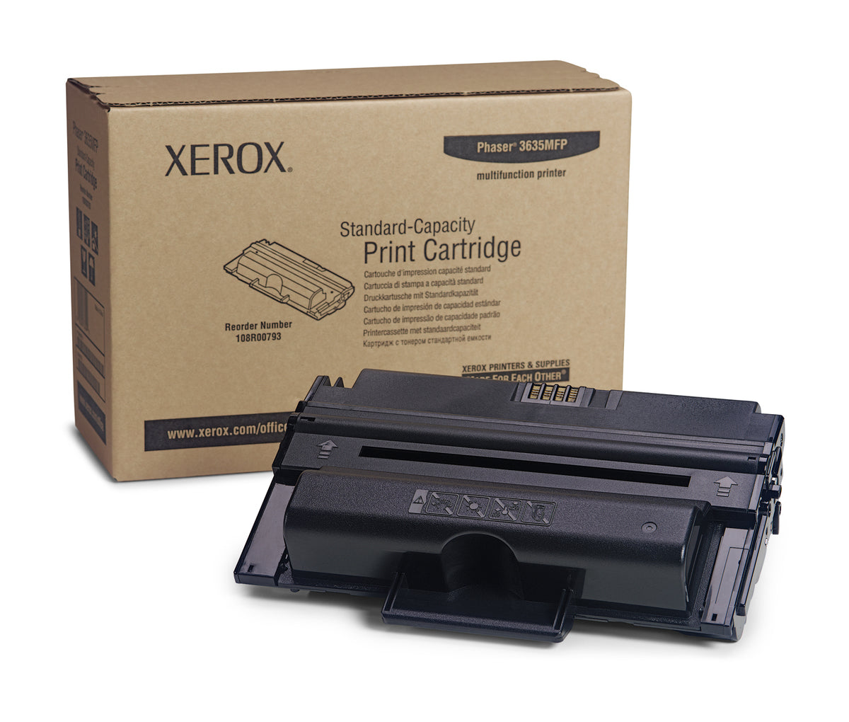 Xerox Phaser 3635MFP - Black - Original - Toner Cartridge - for Phaser 3635MFP/S, 3635MFP/SED, 3635MFP/SM, 3635MFP/X, 3635MFP/XM, 3635MFPV_XEC