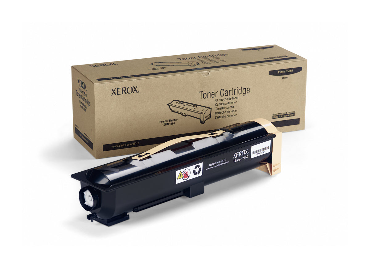 Xerox Phaser 5550 - Black - Original - Toner Cartridge - for Phaser 5550/YDN, 5550B, 5550DN, 5550DT, 5550DX, 5550N, 5550V/DN, 5550V_DNS