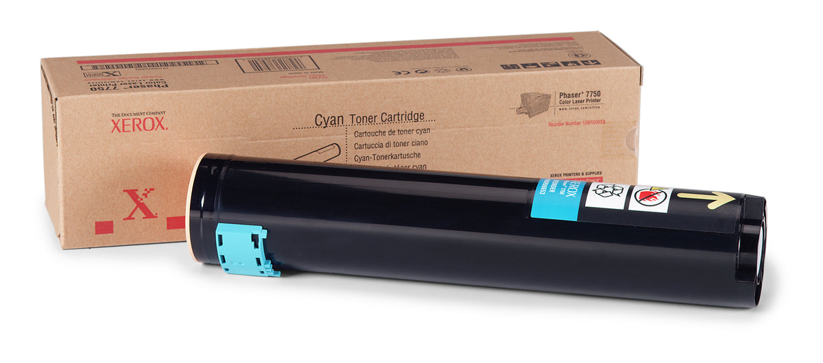 Xerox Phaser 7750 - Cyan Blue - Original - Toner Cartridge - for Phaser 7750B, 7750DN, 7750DX, 7750DXF, 7750GX, EX7750DXF, EX7750GX