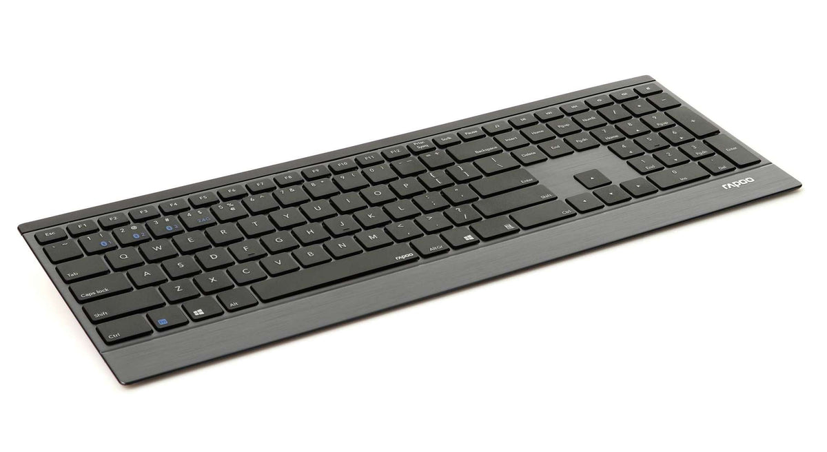 Teclado RAPOO E9500M Multimodo Inalámbrico Ultrafino Negro