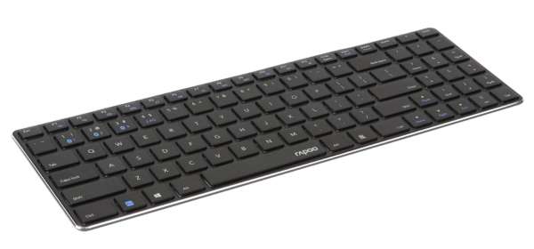 Keyboard RAPOO E9100M Multi-mode Wireless Ultra-slim Black