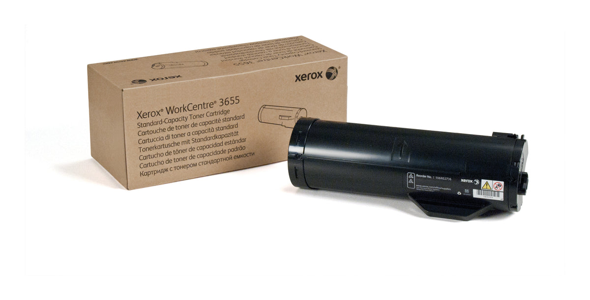 Xerox WorkCentre 3655 - Negro - Original - Cartucho de tóner - para WorkCentre 3655