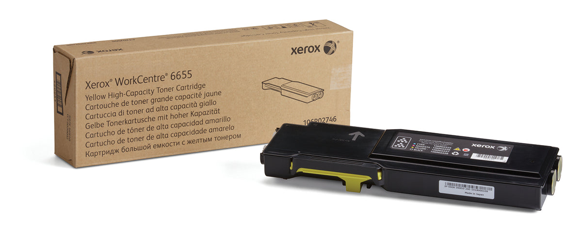 Xerox WorkCentre 6655 - High Capacity - Yellow - Original - Toner Cartridge - for WorkCentre 6655