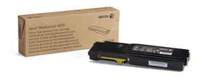 Xerox WorkCentre 6655 - Alta capacidade - amarelo - original - cartucho de toner - para WorkCentre 6655