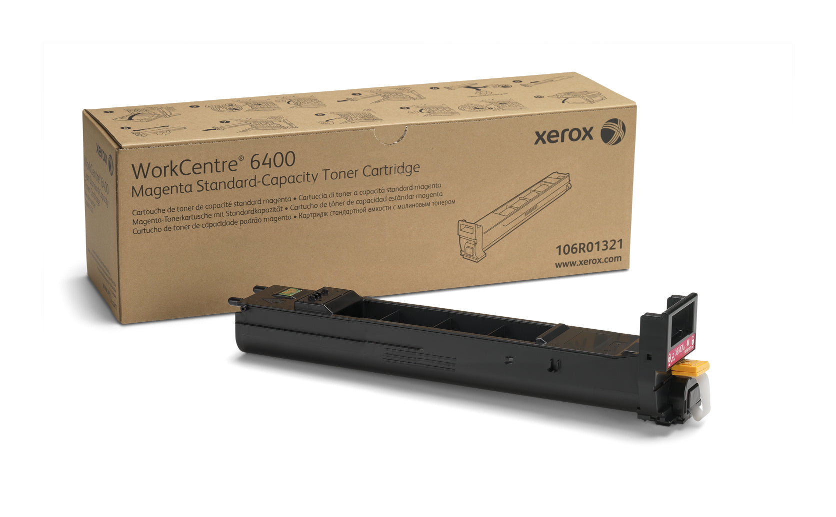 Xerox WorkCentre 6400 - Magenta - Original - Toner Cartridge - for WorkCentre 6400, 6400/XFM, 6400S, 6400SFS, 6400X, 6400XF, 6400XM