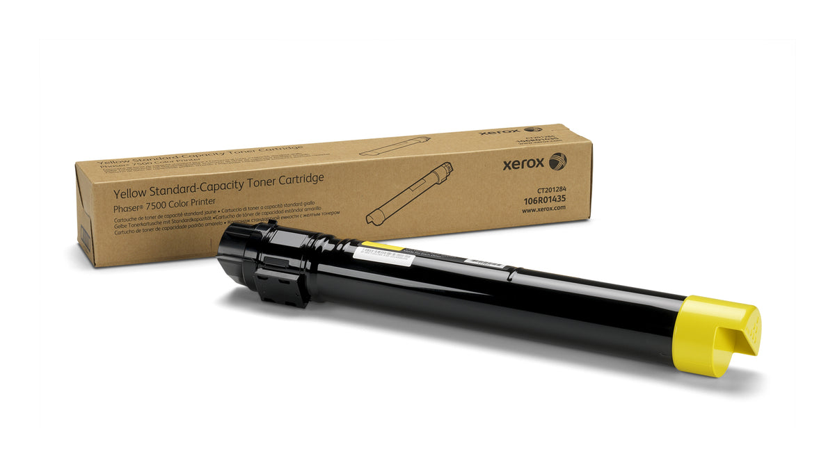 Xerox - Yellow - original - toner cartridge - for Phaser 7500/YDX, 7500DN, 7500DNZ, 7500DT, 7500DX, 7500N, 7500V/DT, 7500V/DX, 7500V/N
