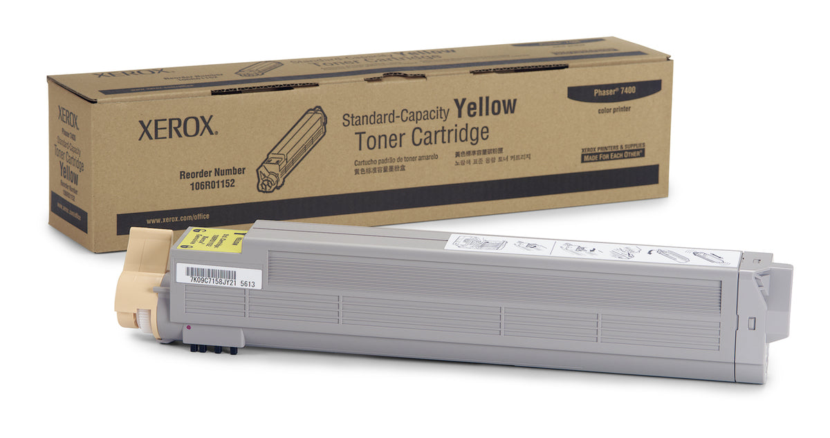 Xerox Phaser 7400 - Yellow - original - toner cartridge - for Phaser 7400