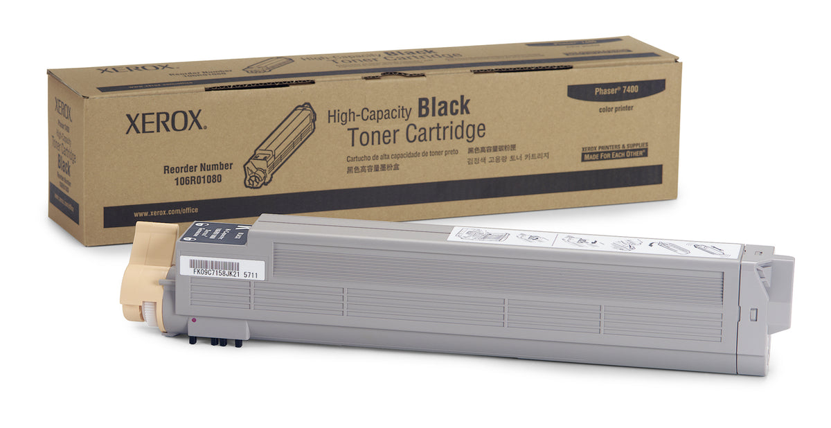 Xerox - High Capacity - Black - Original - Toner Cartridge - for Phaser 7400