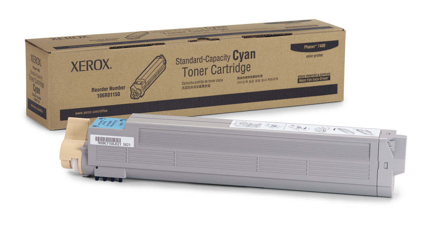 Xerox Phaser 7400 - Cyan Blue - Original - Toner Cartridge - for Phaser 7400