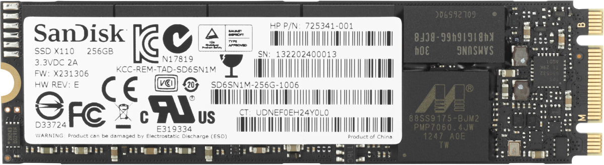 HP Turbo Drive G2 - SSD - 256 GB - internal - M.2 2280 - PCIe 3.0 x4 (NVMe) - for HP 34, EliteBook 840 G8, Presence Small Space Solution with Microsoft Teams Rooms