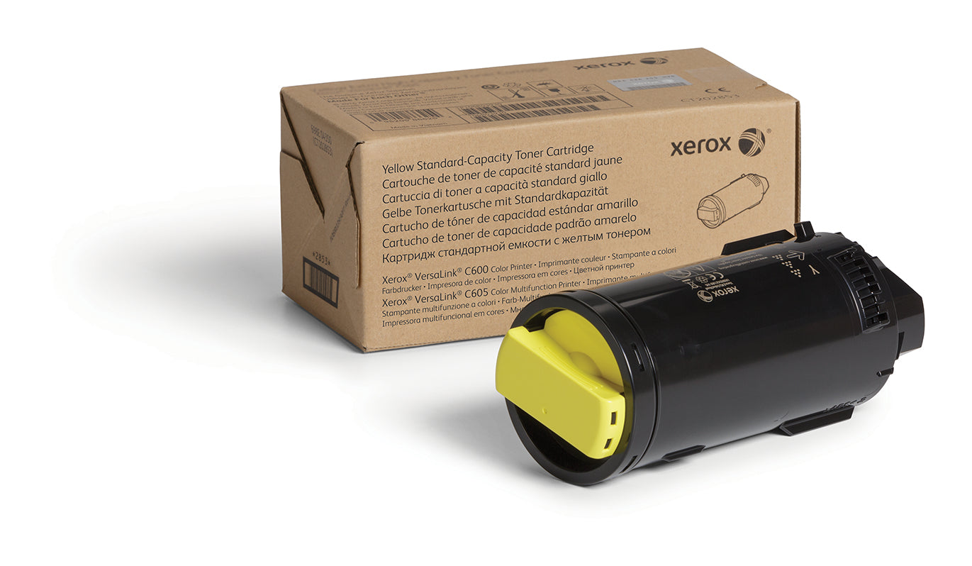 Xerox VersaLink C605 - Yellow - Original - Toner Cartridge - for VersaLink C600, C605