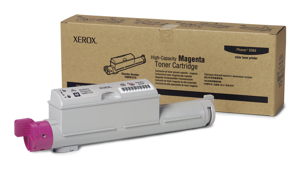 Xerox Phaser 6360 - High Capacity - Magenta - Original - Toner Cartridge - for Phaser 6360DA, 6360DB, 6360DN, 6360DT, 6360DX, 6360N