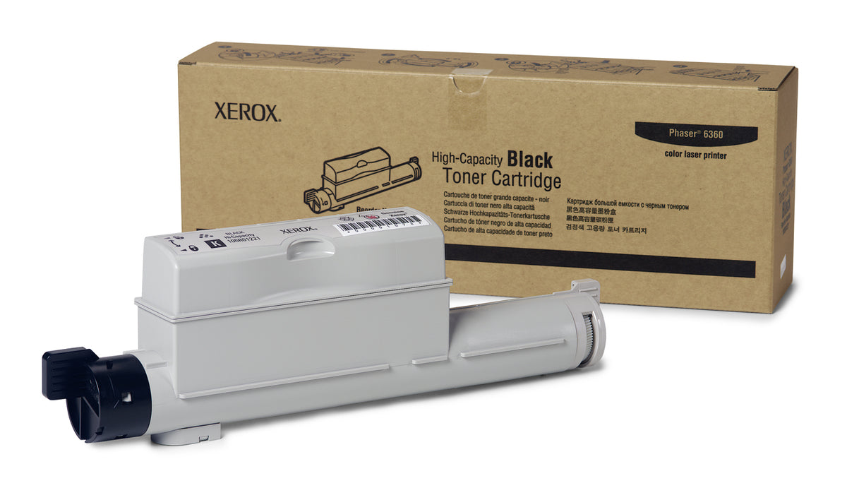 Xerox Phaser 6360 - High Capacity - Black - Original - Toner Cartridge - for Phaser 6360DA, 6360DB, 6360DN, 6360DT, 6360DX, 6360N