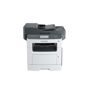 Lexmark MX511de - Impresora multifunción - B/N - Láser - Legal (216 x 356 mm) (original) - Legal (soportes) - hasta 45 ppm (copia) - hasta 45 ppm (impresión) - 350 hojas - 33,6 Kbps - USB 2.0, LAN Gigabit, 2 USB host