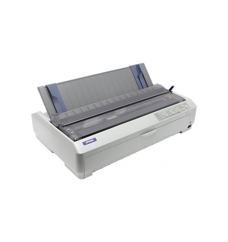 Epson FX 2190N - Printer - B/W - dot matrix - 364 x 420 mm, 406 mm (width) - 9 pin - up to 680 chars/sec - parallel, USB, LAN