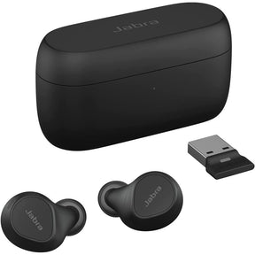 Jabra Evolve2 7 UC - Auriculares inalámbricos con micrófono - intrauditivos - bluetooth - cancelación activa de ruido - USB-A mediante adaptador Bluetooth - aislamiento de ruido - negro