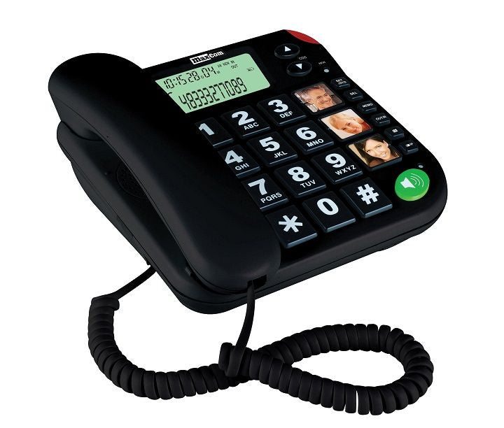 Telefone Fixo Maxcom  KXT480 Preto
