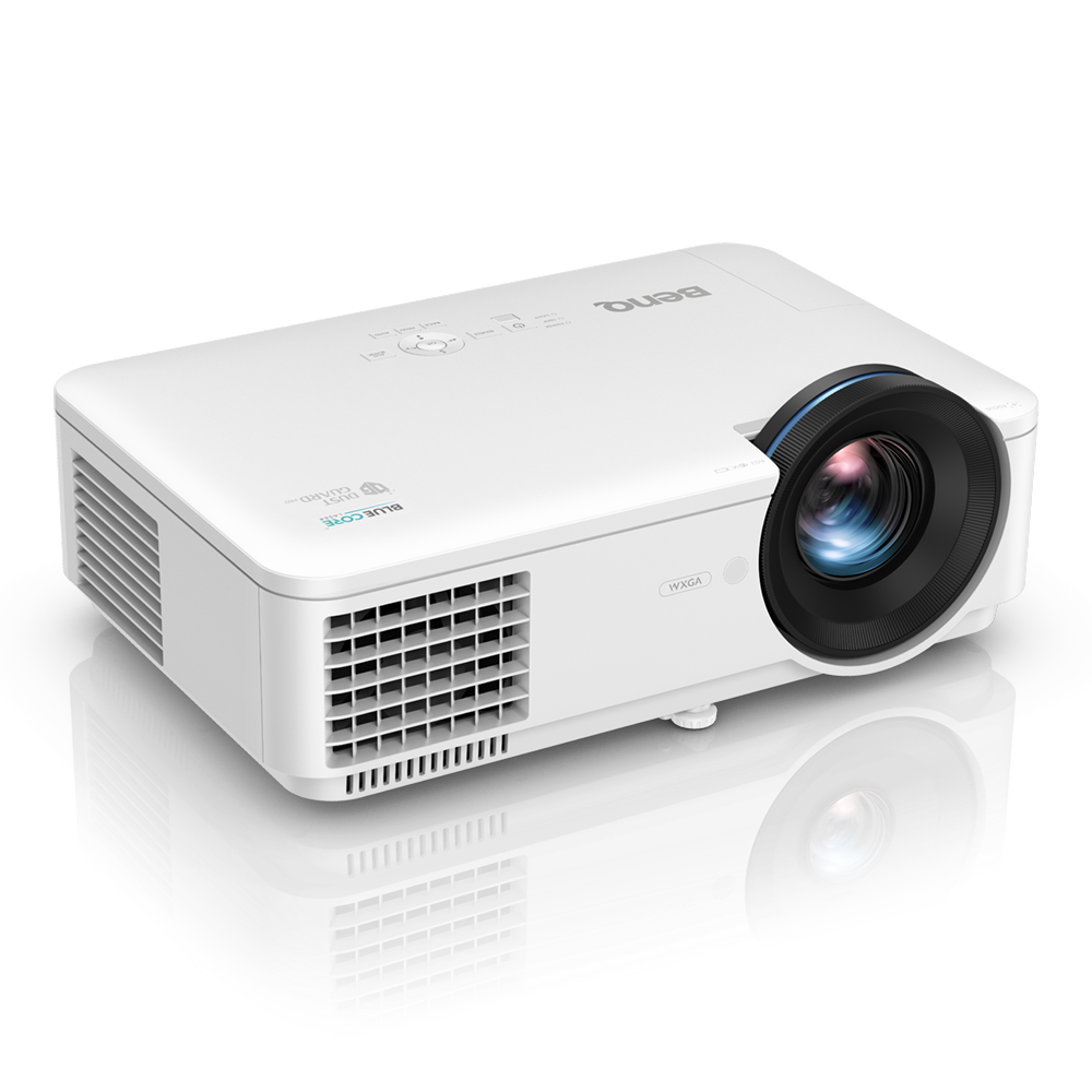 BenQ LW820ST - Proyector DLP - Láser - 3D - 3600 lúmenes ANSI - WXGA (1280 x 800) - 16:10 - 720p - Lente fija de proyección de tiro corto