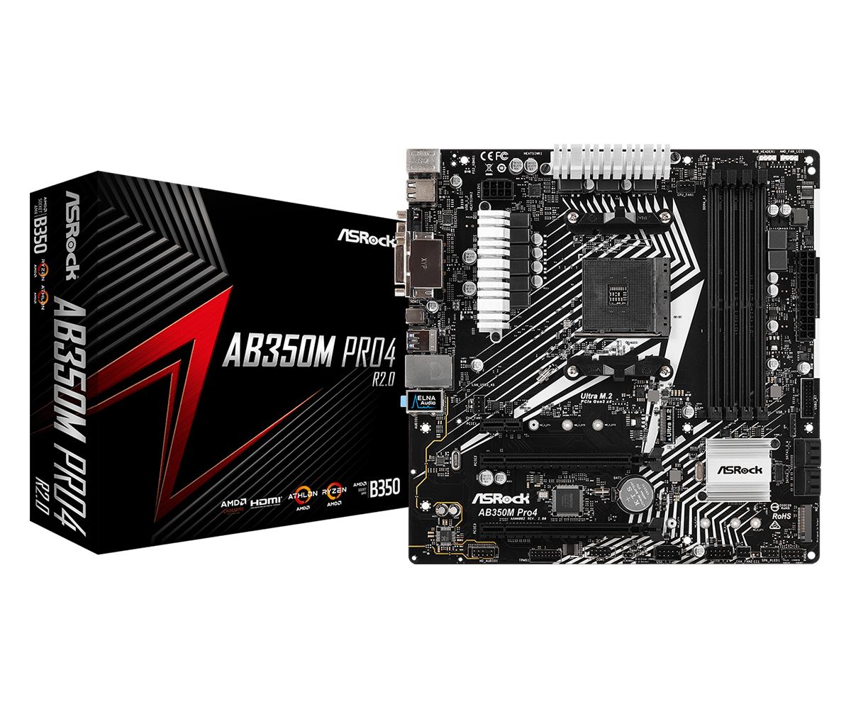 AB350M PRO4 R2.0 AM4 4 DDR4 CPNT