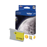 Brother LC1000Y - Yellow - original - blister with acoustic / electromagnetic alarm - ink cartridge - for Brother DCP-350, 353, 357, 560, 750, 770, MFC-3360, 465, 5460, 5860, 660, 680, 845, 885 ( LC1000YBPDR)