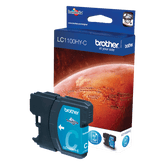 Brother LC1100HYC - High Performance - cyan blue - original - ink cartridge - for Brother DCP-6690CW, MFC-5890CN, MFC-6490CW (LC1100HYCBPDR)