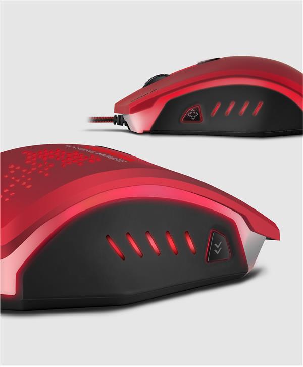 LEDOS Gaming Mouse, red