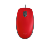 LOGITECH M110 SILENT - RED - PERP