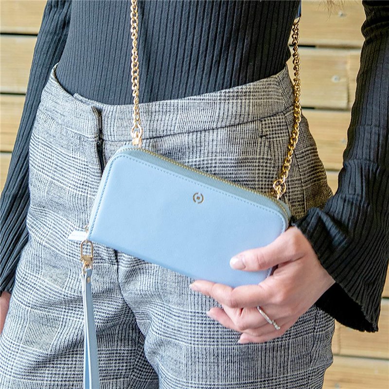 BOLSO CARTERA SMARTPHONE AZUL