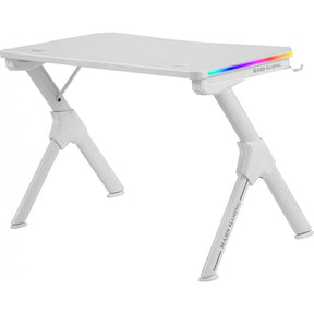 Table MARS GAMING MGD RGB GAMING DESK, RGB CHROMA, CARBON FIBER, HEADSET &amp; CUP HDR, WHITE (MGDRGBW)