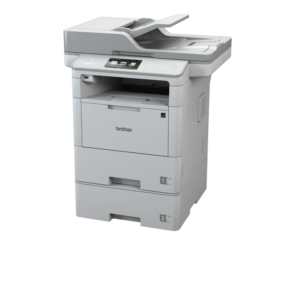 Brother MFC-L6800DWT - Multifunction Printer - B/W - Laser - Legal (216 x 356 mm) (original) - A4/Legal (media) - up to 46 ppm (copy) - up to 46 ppm (print) - 1090 sheets - 33.6 Kbps - USB 2.0, Gigabit LAN, Wi-Fi(n), USB host, NFC