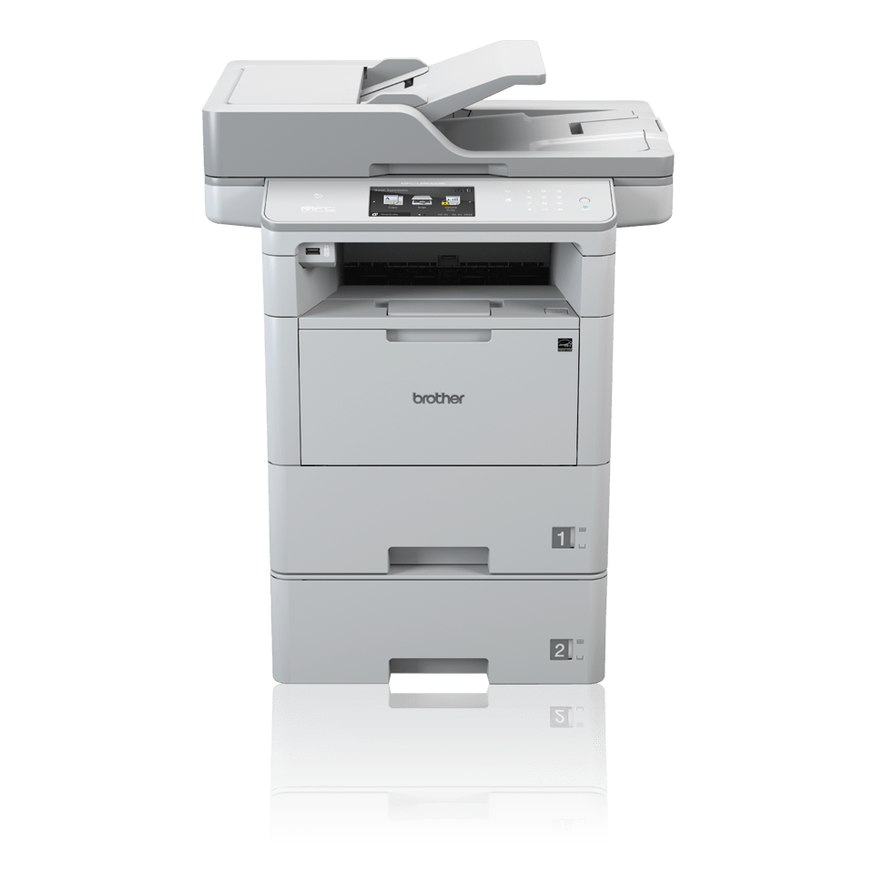 Brother MFC-L6800DWT - Multifunction Printer - B/W - Laser - Legal (216 x 356 mm) (original) - A4/Legal (media) - up to 46 ppm (copy) - up to 46 ppm (print) - 1090 sheets - 33.6 Kbps - USB 2.0, Gigabit LAN, Wi-Fi(n), USB host, NFC