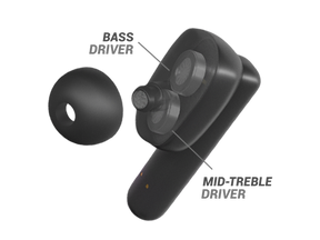 Earphones MARS GAMING MIHB TRUE WIRELESS EARPHONES, DUAL DRIVER, BT 5.1, LOW LATENCY, BLACK (MHIB)