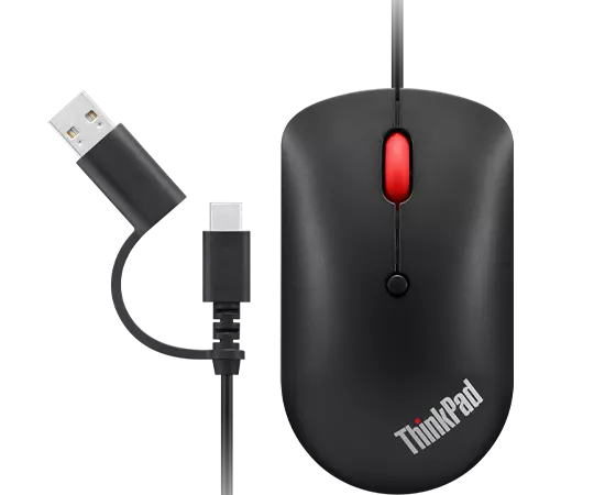 RATÓN COMPACTO CON CABLE USB-C THINKPAD (4Y51D20850)