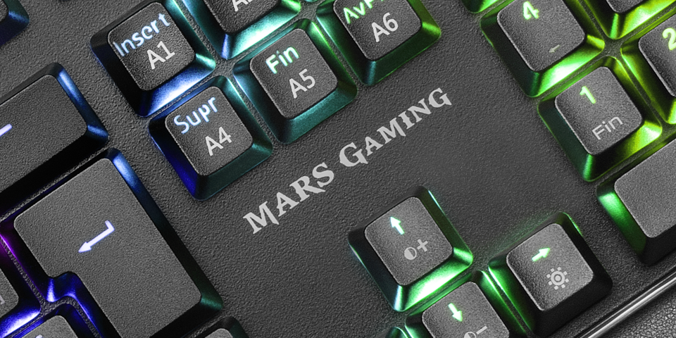 Keyboard MARSGAMING MK5 RGB FULL MECHANICAL KEYBOARD, OUTEMU SQ BLUE PT + US- MK5BPT (MK5BPT)