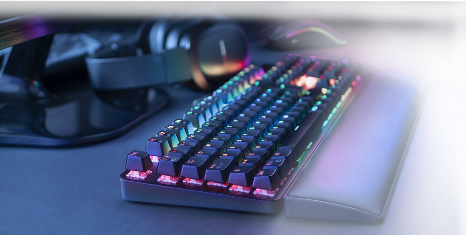 Teclado MARSGAMING MK5 RGB FULL MECHANICAL KEYBOARD, OUTEMU SQ RED PT - MK5RPT (MK5RPT)