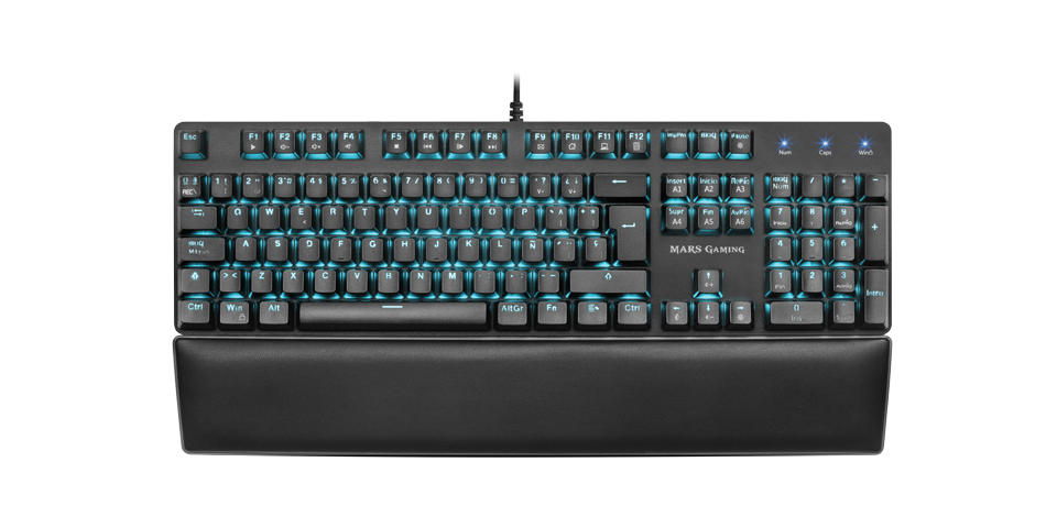 Keyboard MARSGAMING MK5 RGB FULL MECHANICAL KEYBOARD, OUTEMU SQ BLUE PT + US- MK5BPT (MK5BPT)