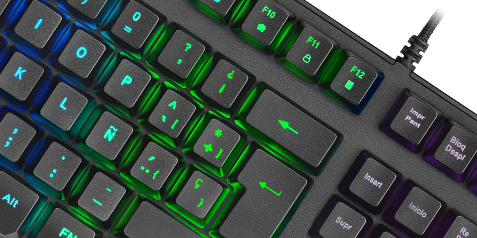 Teclado MARSGAMING Compact TKL H-MEC, Portugues - MKTKLPT (MKTKLPT)